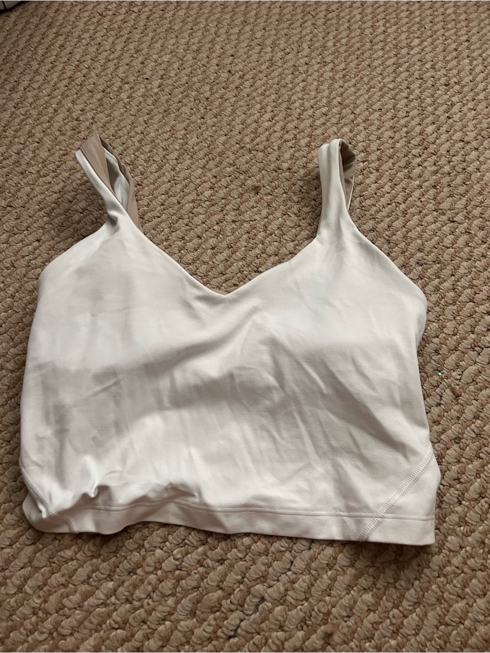 lululemon athletica Cream Align tank